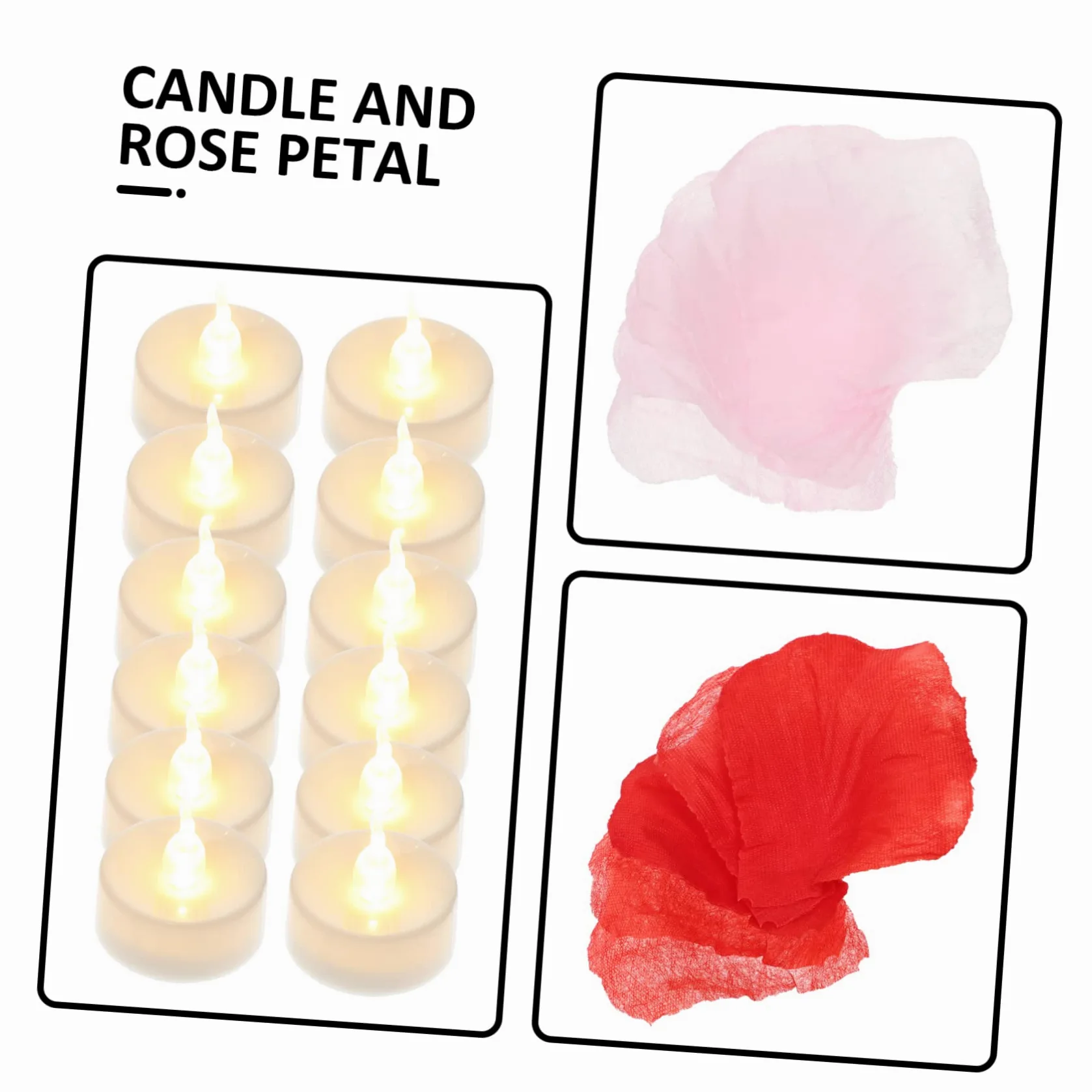 VICASKY 5 Set Candele LED Fiamma con per Decorazioni Romantiche Atmosfera e per Matrimoni e Feste