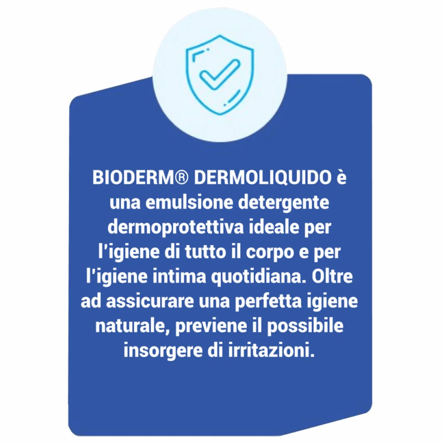 BioDerm Dermoliquido Detergente per Pelli Sensibili e Igiene Intima 1000 ml