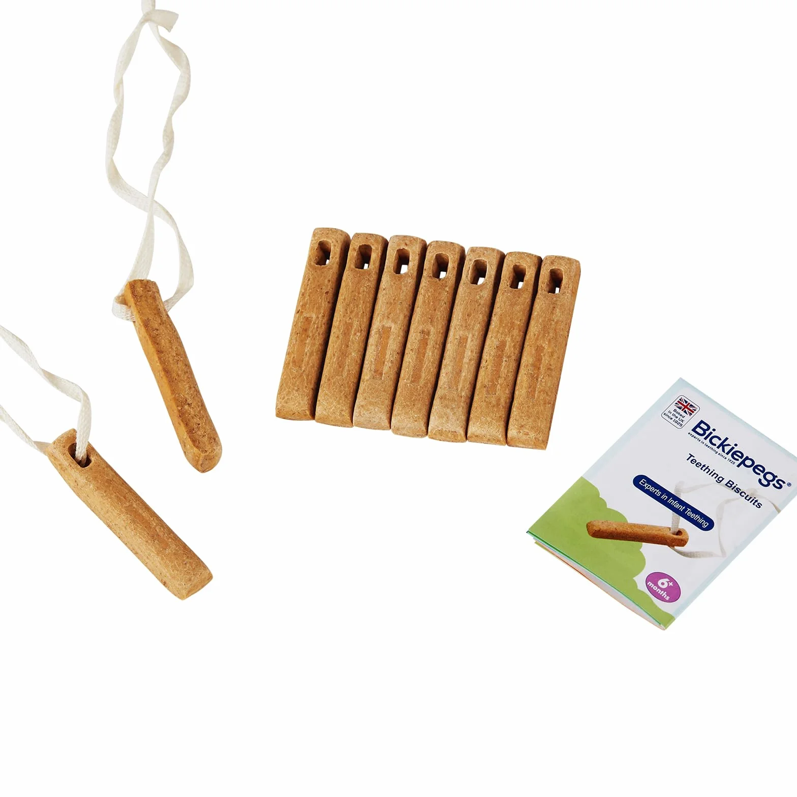 Bickiepegs Teething Biscuits 3-Pack