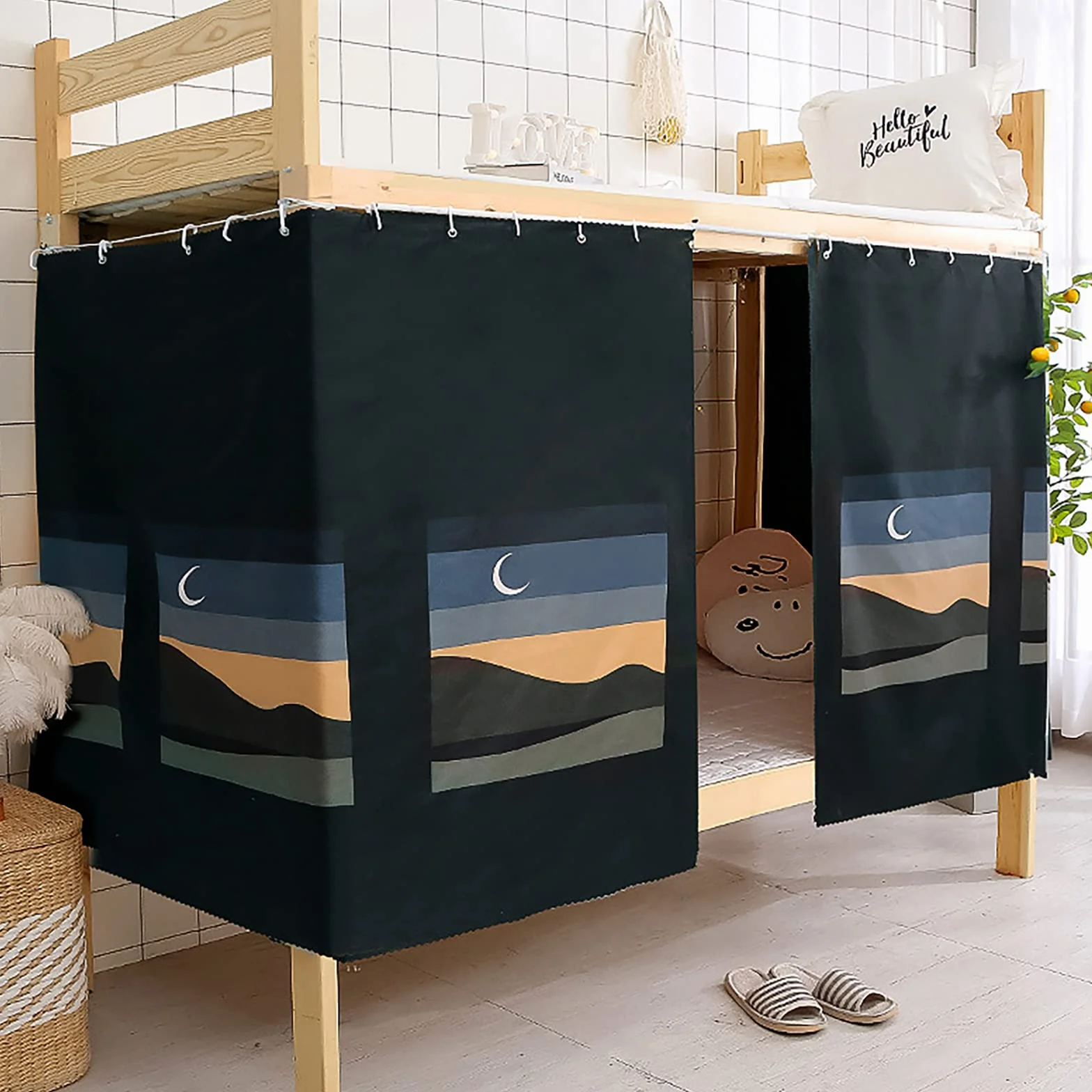 Tenda da letto a castello Blackout zanzariera camera bambini