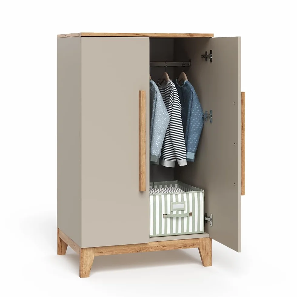 VitaliSpa Armadio per bambini Malia 70 x 120 cm Cashmere Artigianale