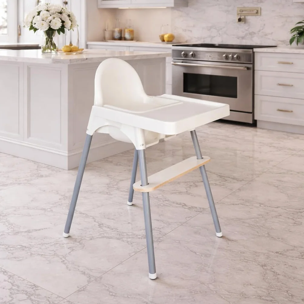 Poggiapiedi regolabile per seggiolone Ikea Antilop, accessori personalizzati