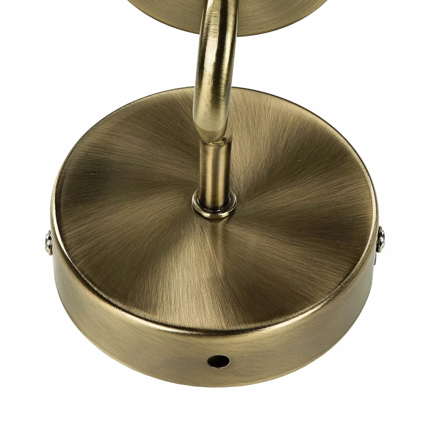Lampada da parete per interni inox classe IP20 Applique bagno dal design in Art Nouveau stile Liberty effetto bronzo bianco E14