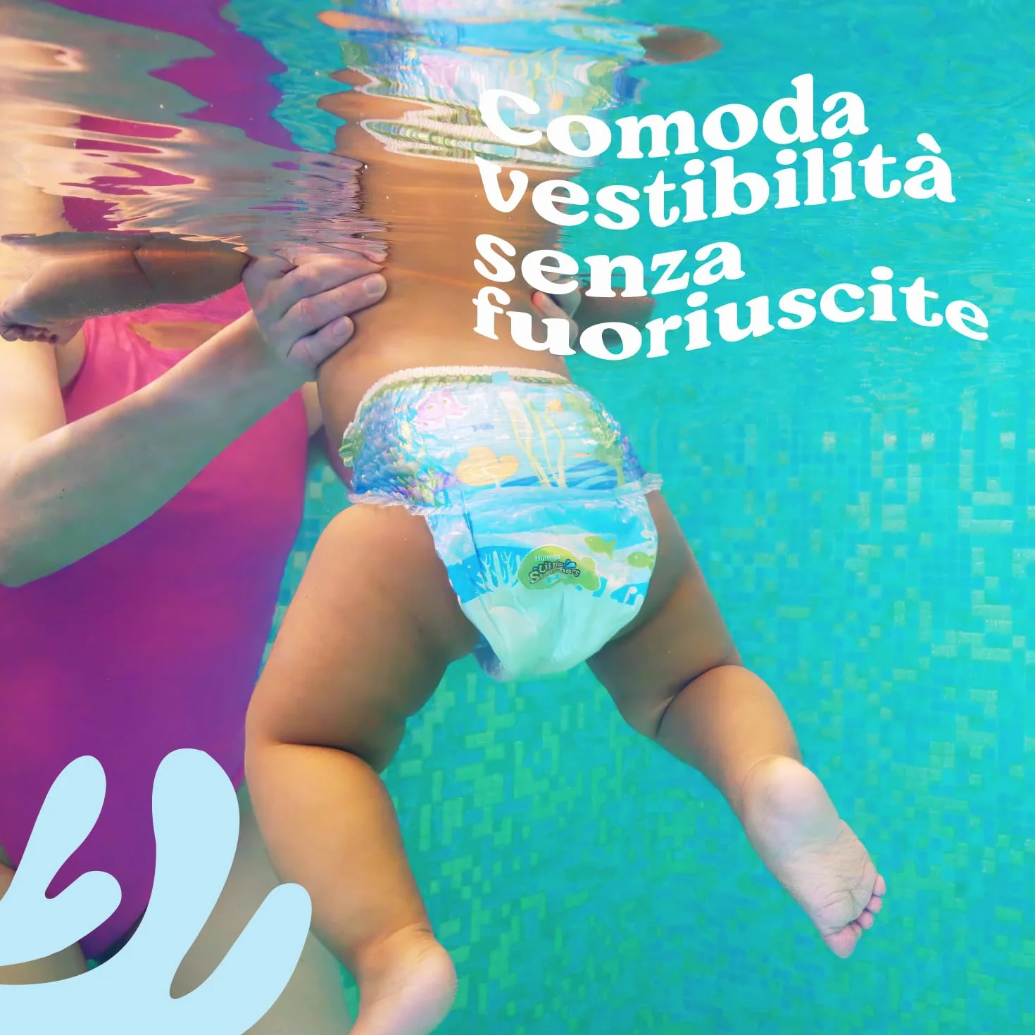 Huggies Little Swimmers Pannolini Taglia 3-4 (7-15 kg) Pannolino Costumino Design Disney 20 Pz