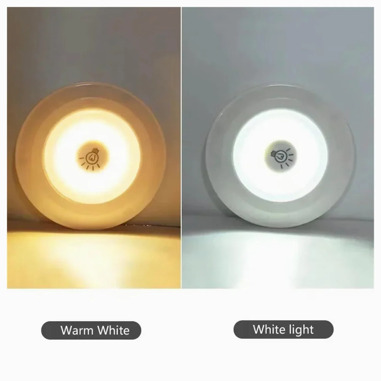 Luce LED Dimmerabile Sottopensile Con Telecomando, Luci A Batteria For Armadi, Guardaroba, Illuminazione For Bagno, Notturna Soluzione Illuminazione Pratica Per Più Spazi(8Lamp With RC,Warm White)