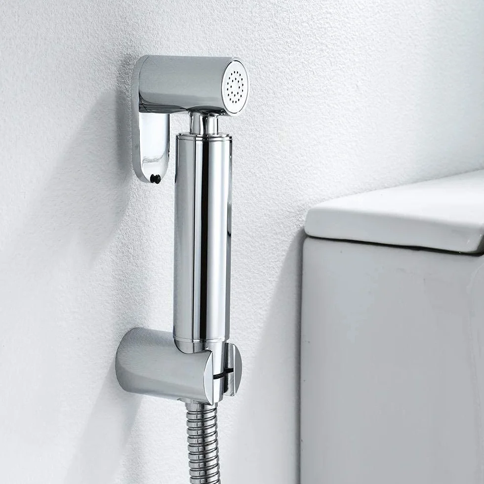 Zestaw spruzzatore do pannolini lavabili - Rubinetto wc ścienny z wężem 1,5 m, mosiądz