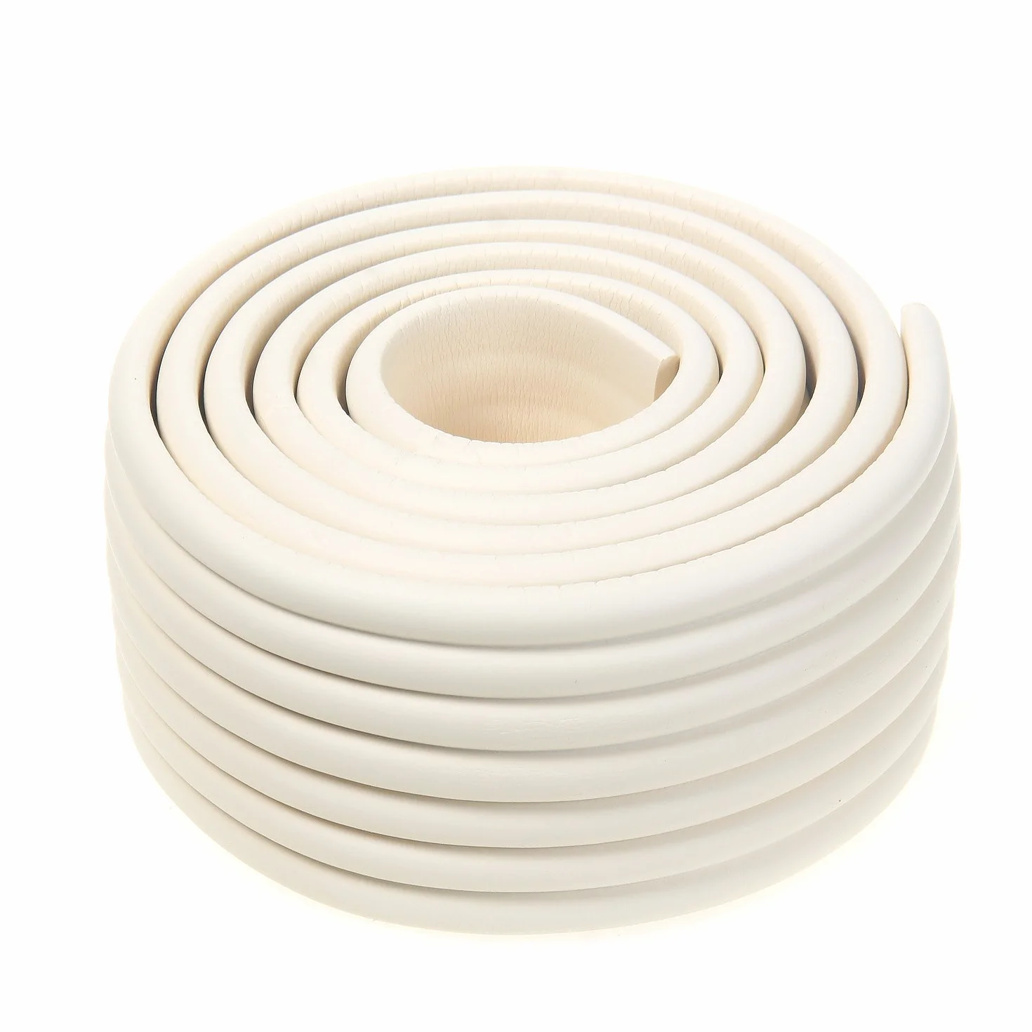 TUKA Universale Protezioni 200cm x 80mm Multiuso Schiuma Anti Collisione Extra Spesso Striscia Protezione Bordi Off White