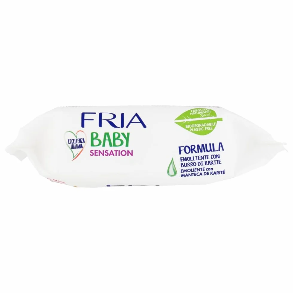 Fria Baby Salviette per Cambio Pannolino 98% Acqua Purificata 20+5 Confezione Pocket