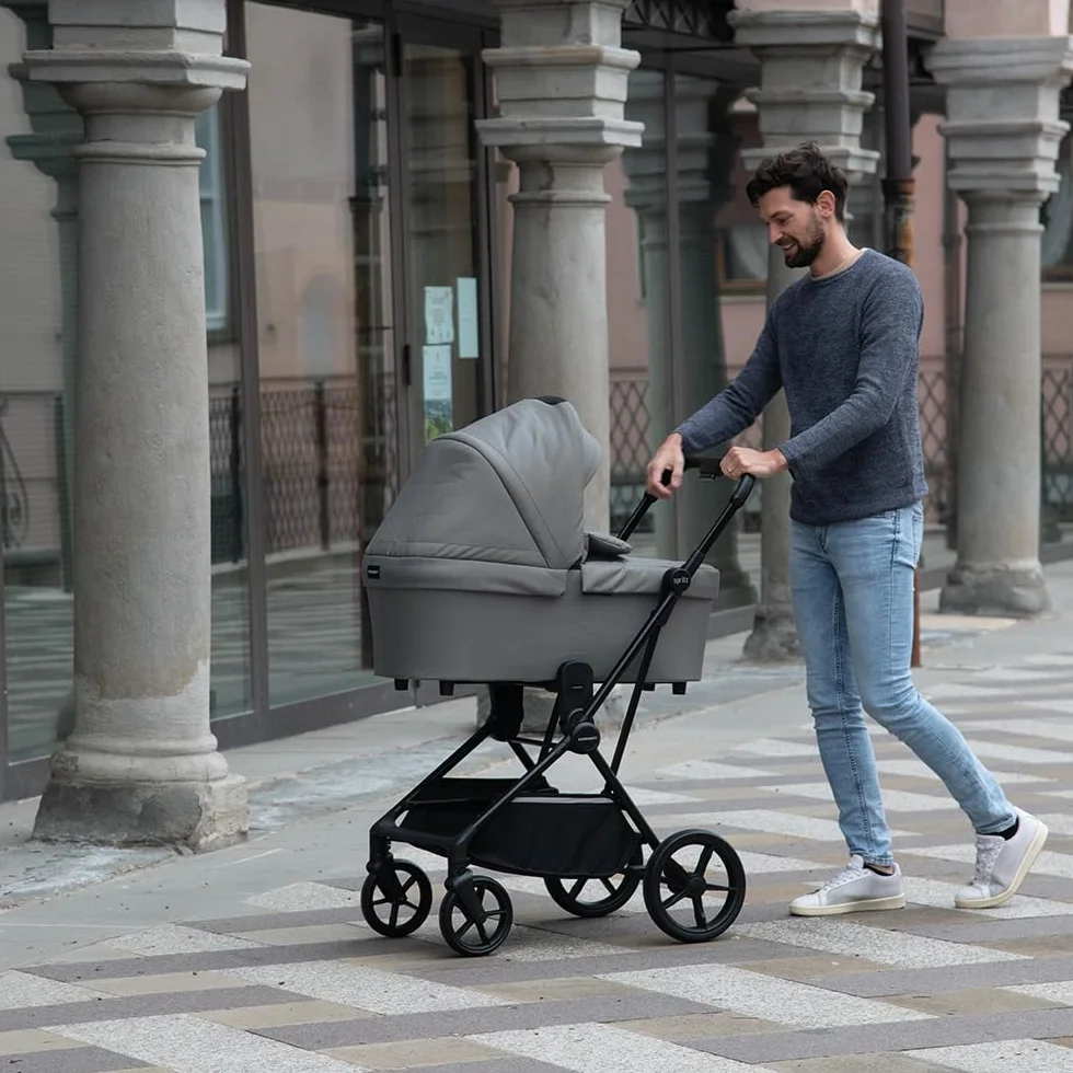 Foppapedretti Spritz I-Size System Modulare Combinato Passeggino Navicella Seggiolino Auto Titanium