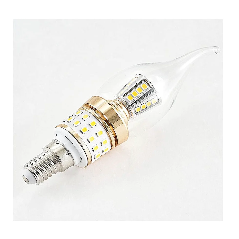 Lampadine a LED Lampadine a Candela E14 a candelabro a Vite Piccola da 10 W Non dimmerabili Bianco Freddo 6000 K 6 Confezioni