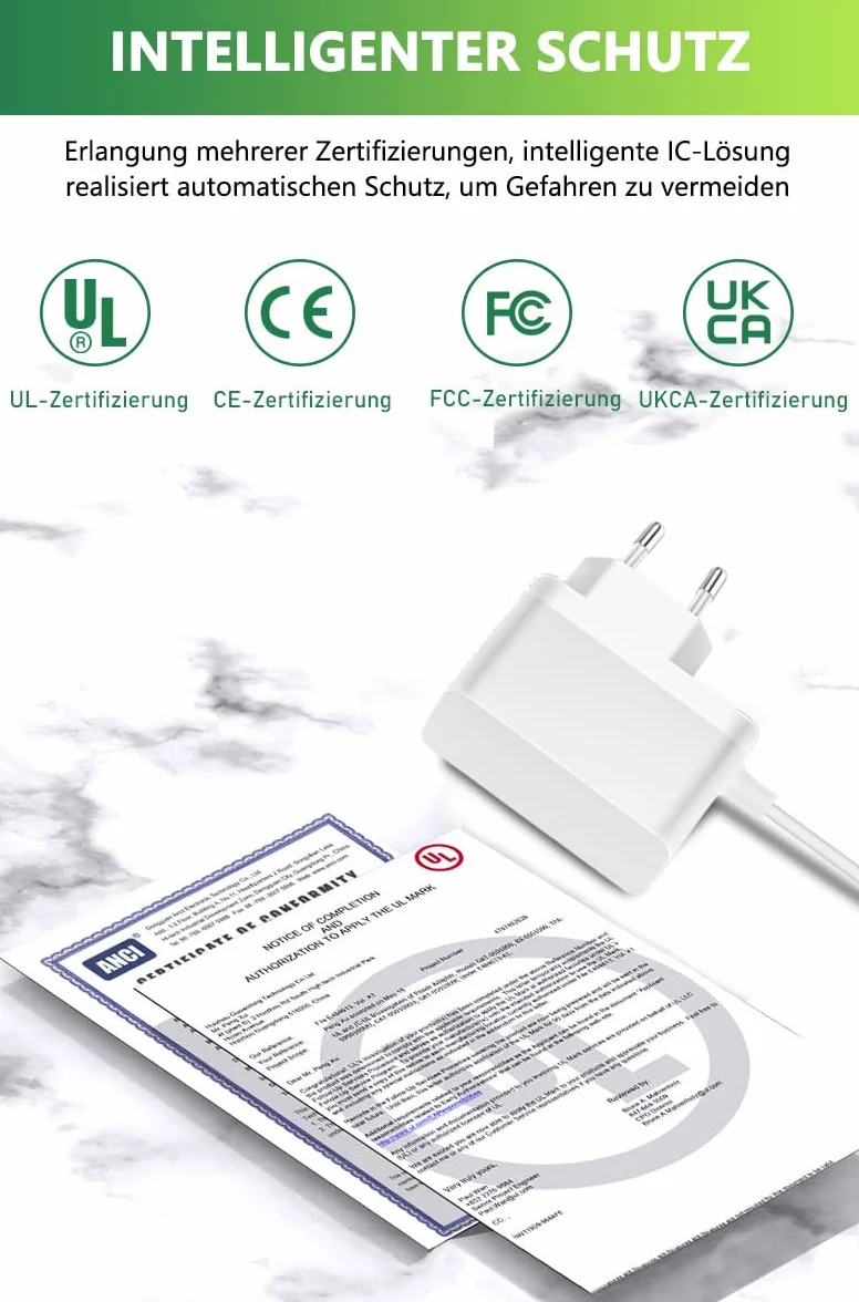 Bouge Cavo di Ricarica Compatibile Philips Avent Babyphone SCD503/26 6V Bianco