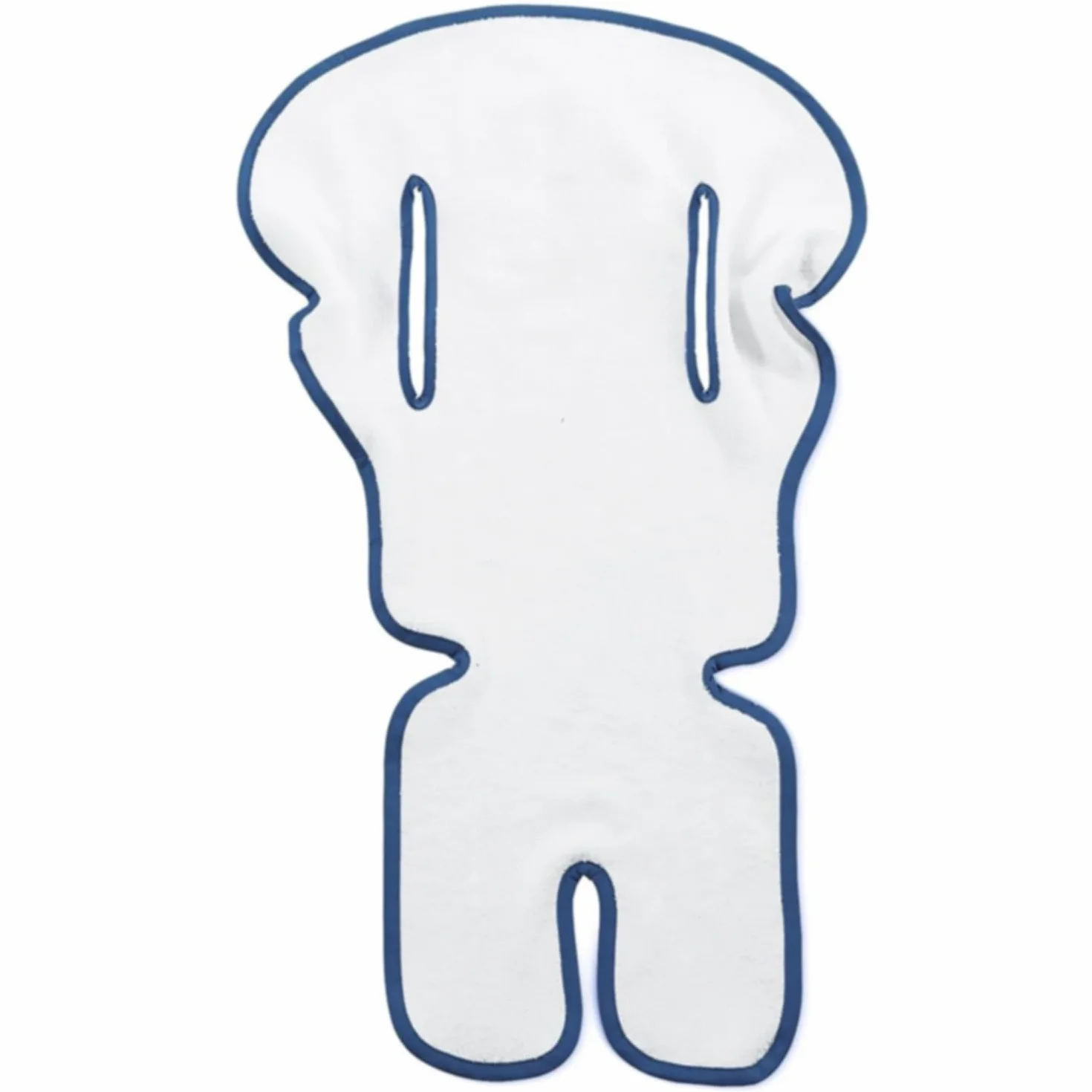 Italbaby Copriseggiolone Universale Bianco Avio Cotone Made in Italy