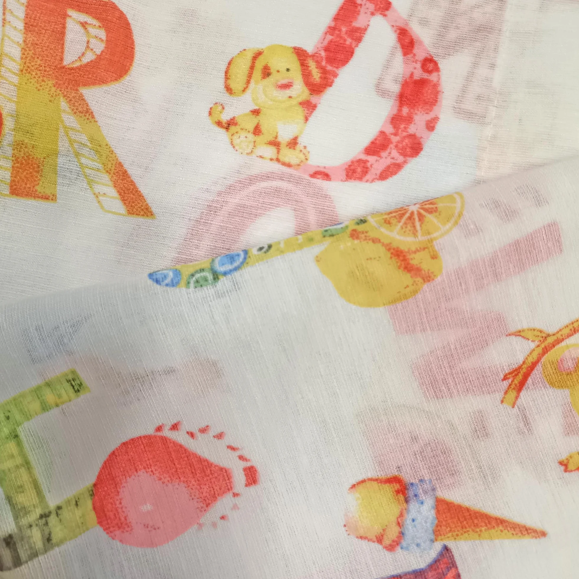 Tenda per Cameretta Bambini Set 2 Pannelli Coppia Tende Finestra Portafinestra Fantasia Palloncini Animali Mod. Giorgia 60x150 cm