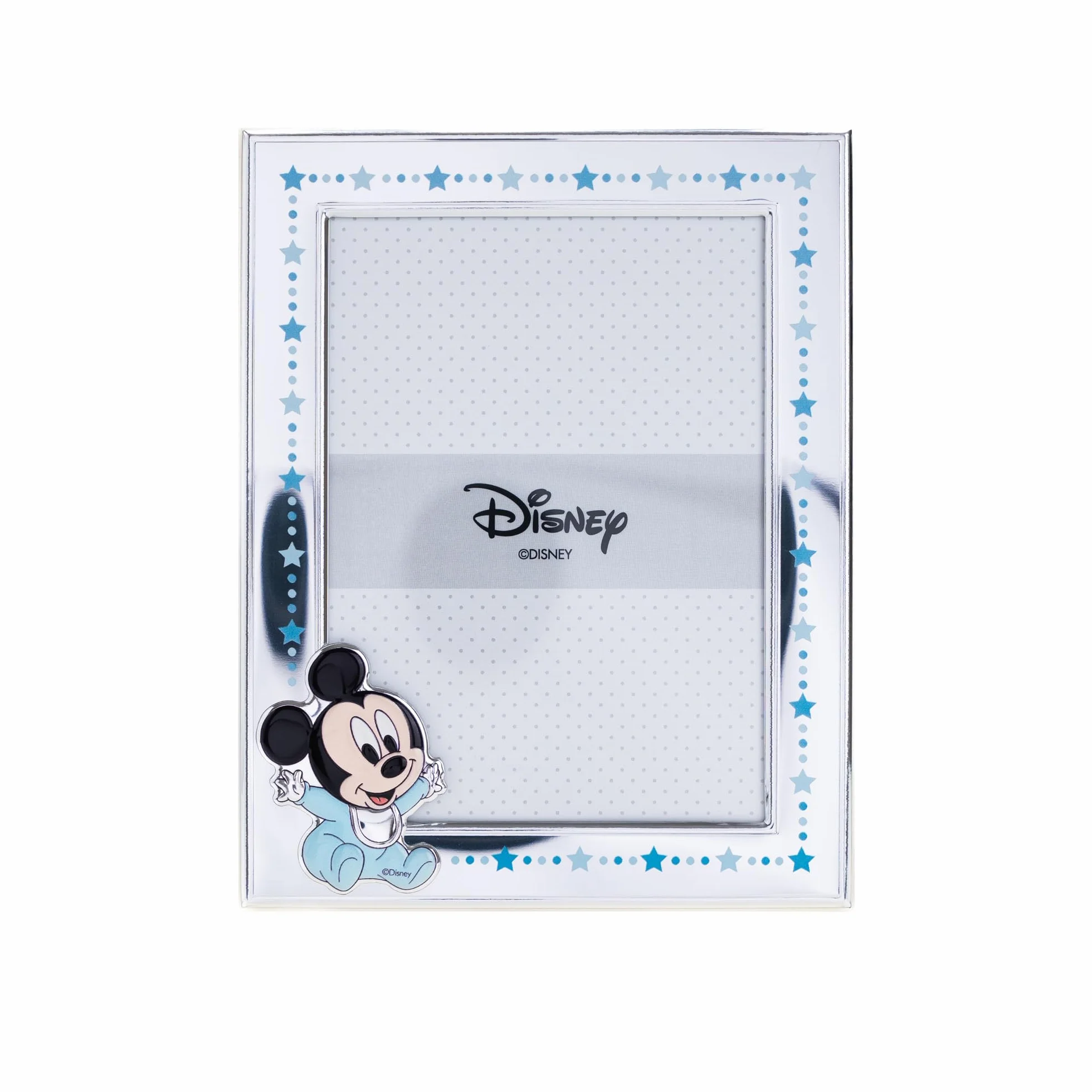 VALENTI & CO. Disney Baby Topolino Cornice Portafoto Argento 9x13 cm