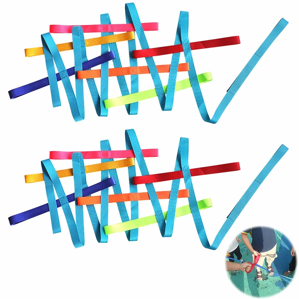 Corde da passeggio per bambini 45,6 cm con manici colorati