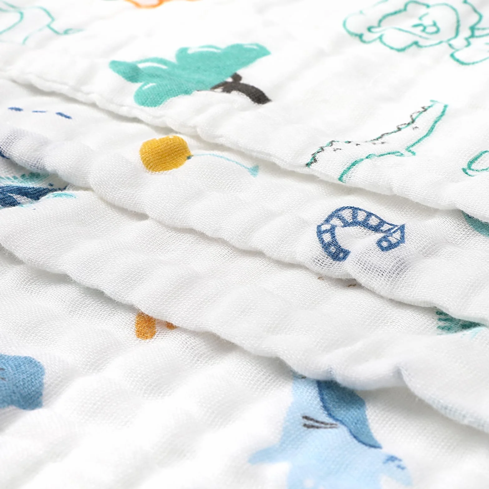 Maliton Mussole Neonato 6 pezzi Cotone 70x70cm Unisex