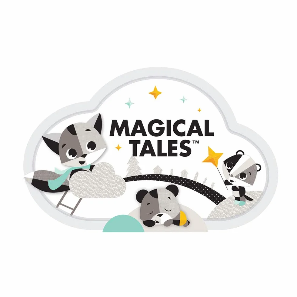 Tiny Love Magical Tales Set Giocattoli Educativi 4 Pezzi 0+ Sonaglio Massaggiagengive Pupazzo