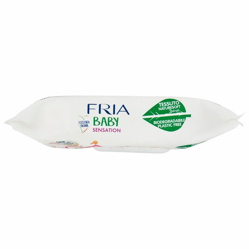 Fria Baby Sensation Salviette per Cambio Pannolino Burro di Karitè 70 Salviette