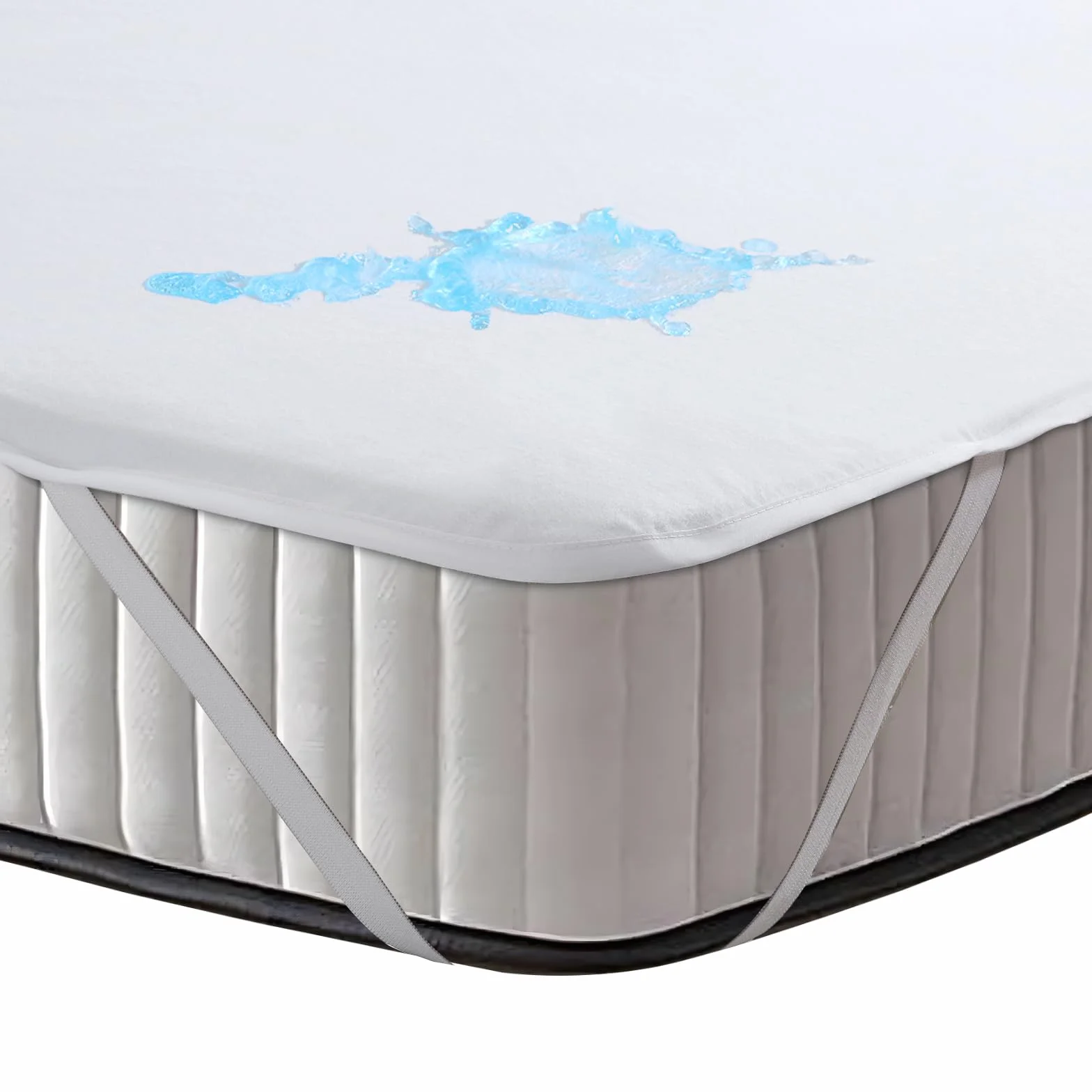 Coprimaterasso Impermeabile Culla 70x140 cm Flanella Top, Lenzuola Lettino Neonato Lavabile Traspirabilità 4 Angoli Elastici