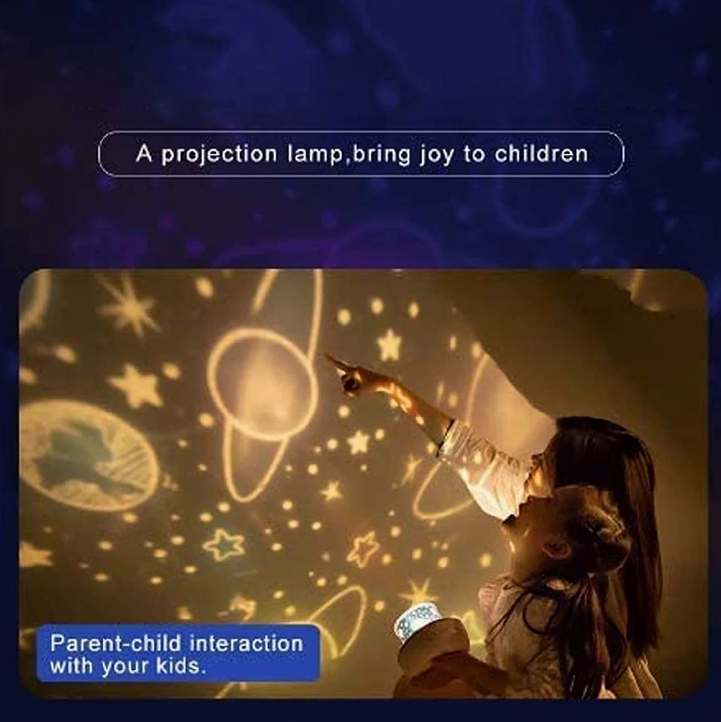 GeRRiT Luce Notturna Stella for Bambini, Lampada Proiettore Luce Notturna, Lampada Proiettore Romantica Star Sea Birthday Nuova for Camera da Letto
