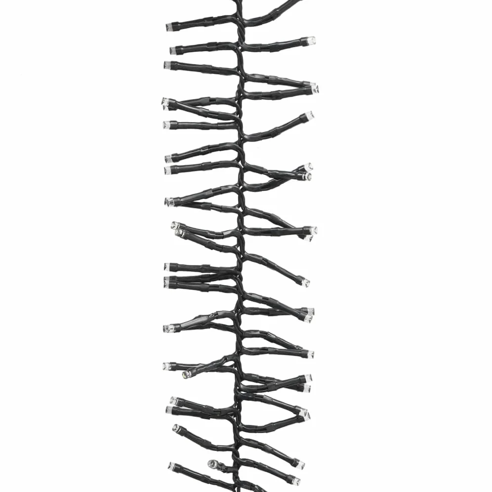 Catena luminosa a LED con 1000 LED bianco freddo PVC, lunghezza 11 m con 8 modalità di luce, filo di rame per illuminazione natalizia, interni, esterni, balcone e giardino, compatta e