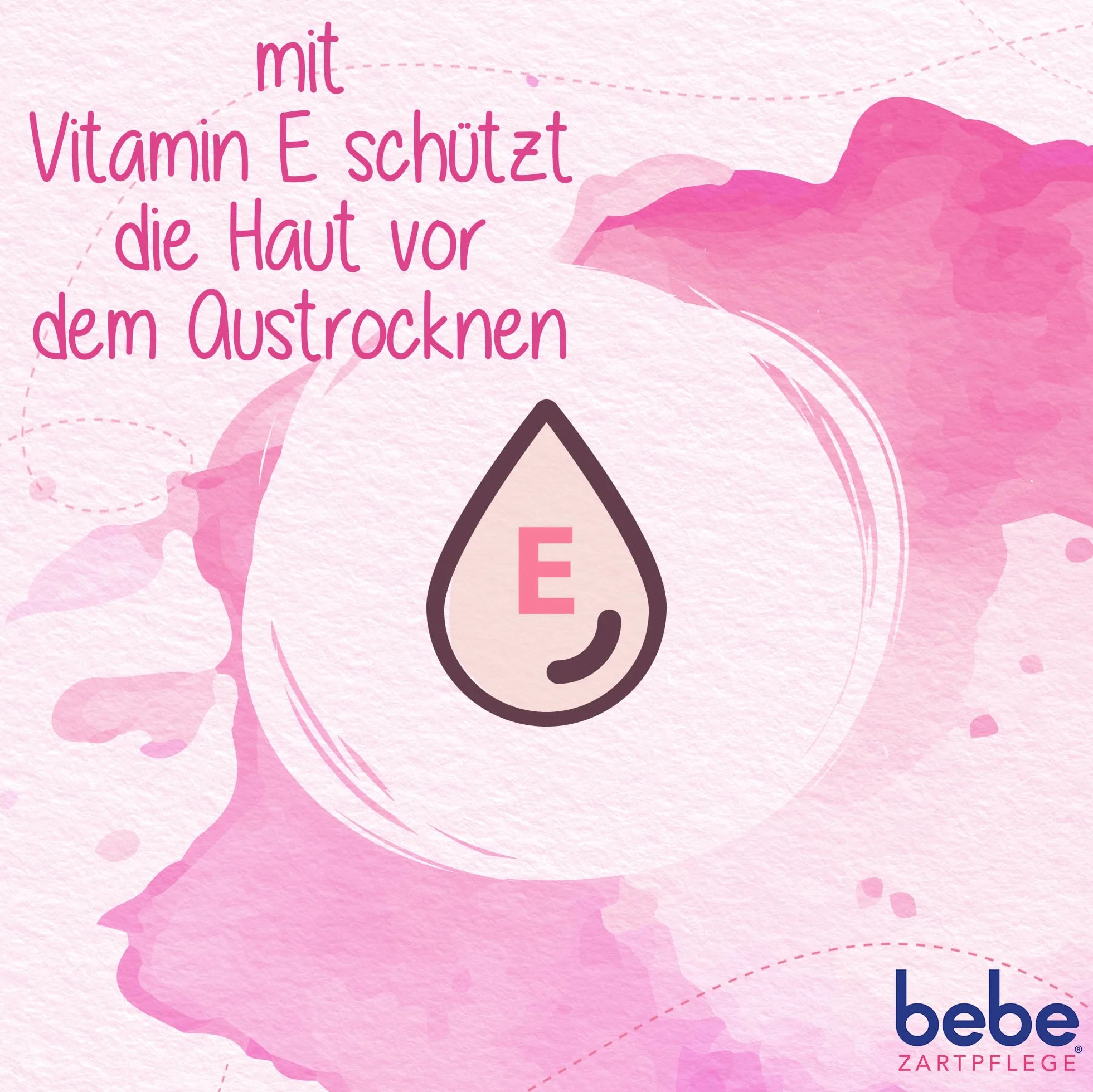 bebe Crema delicata con vitamina E per la pelle sensibile dei bambini