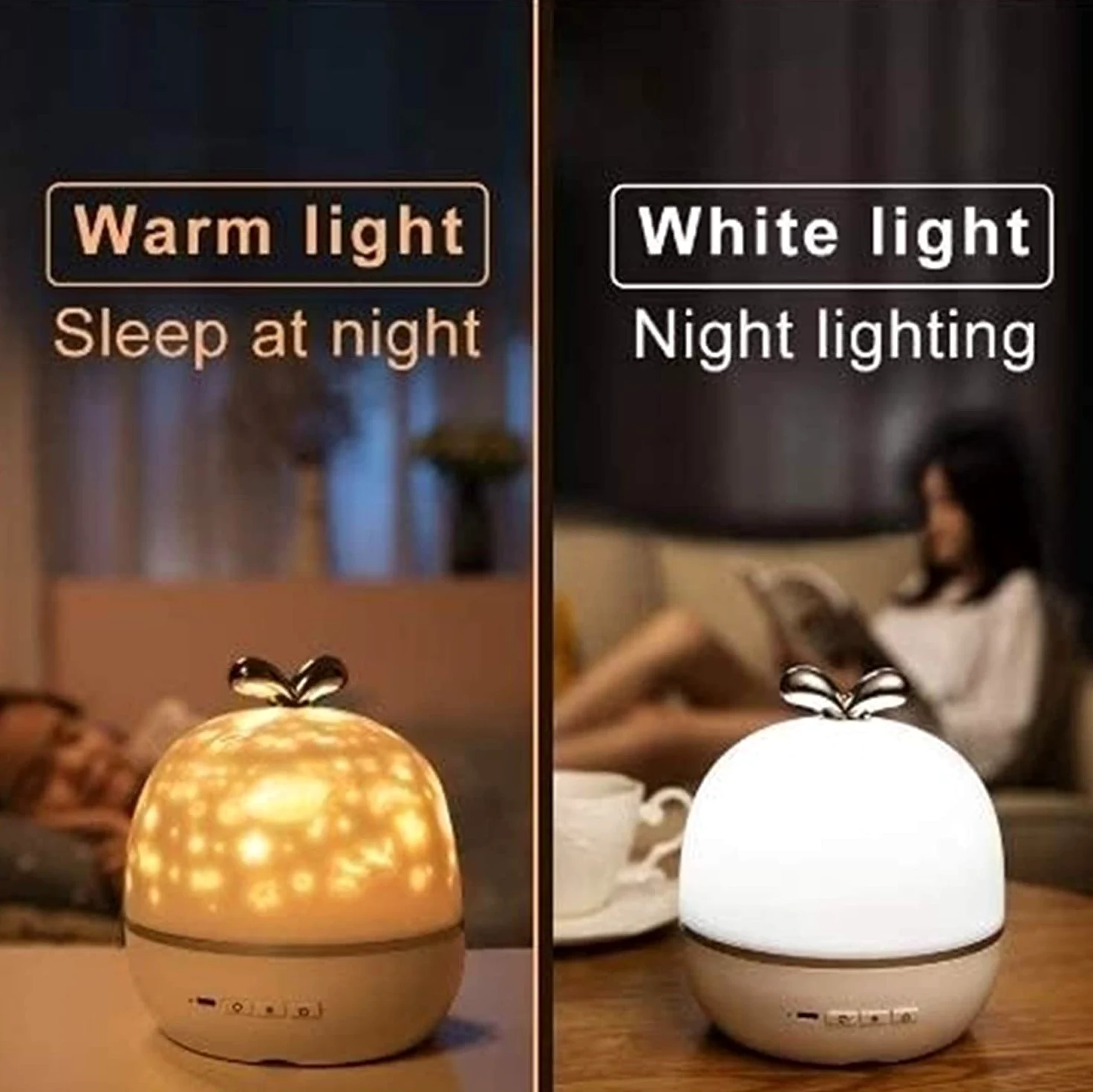 GeRRiT Luce Notturna Stella for Bambini, Lampada Proiettore Luce Notturna, Lampada Proiettore Romantica Star Sea Birthday Nuova for Camera da Letto