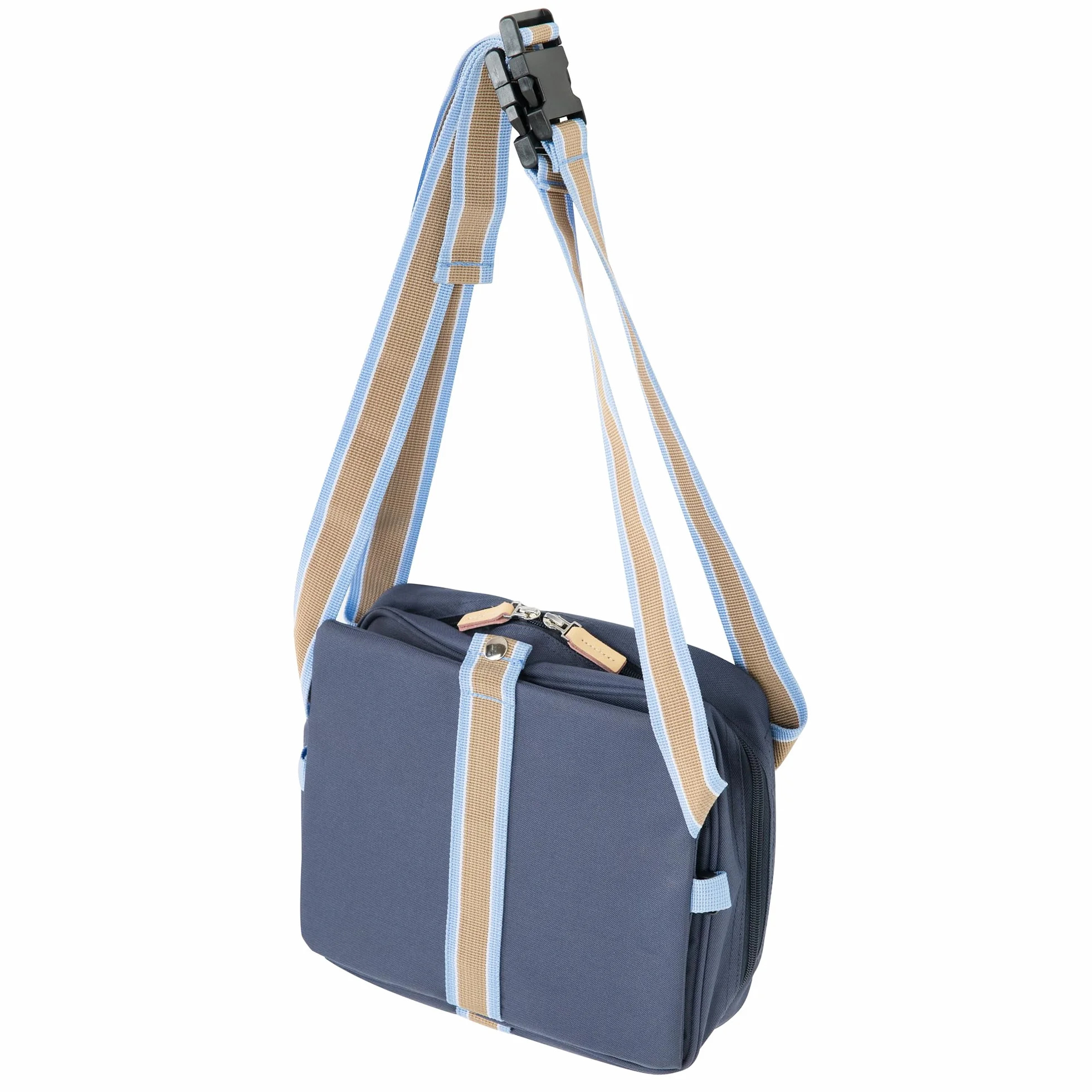 roba Booster Seat Seggiolino Gonfiabile per Bambini, Parti Laterali Rialzate, Leggero, Trasportabile, Blu Scuro