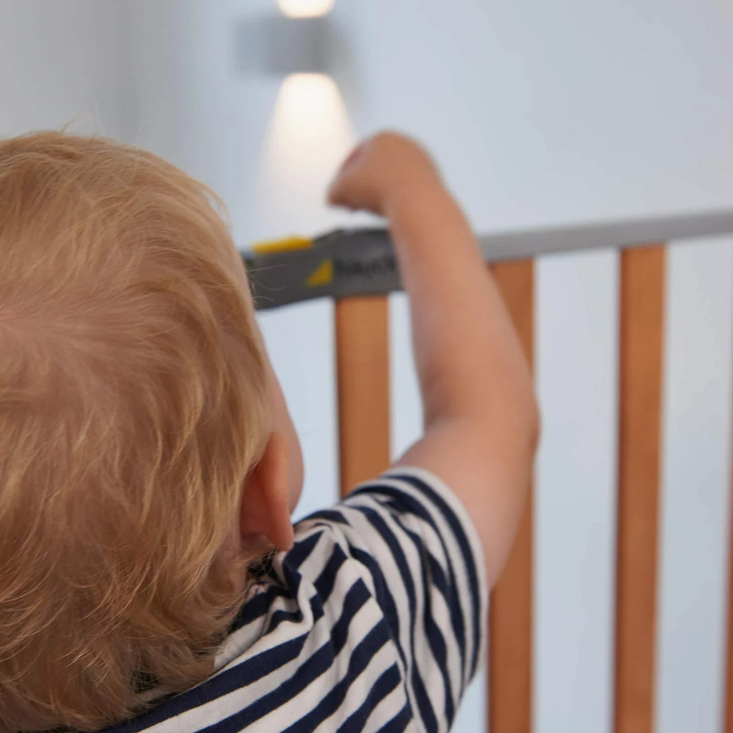 Hauck Estensione Cancelletto per Bambini 21 cm Woodlock Safegate Compatibile Stop N Safe 2 Metallo Grigio