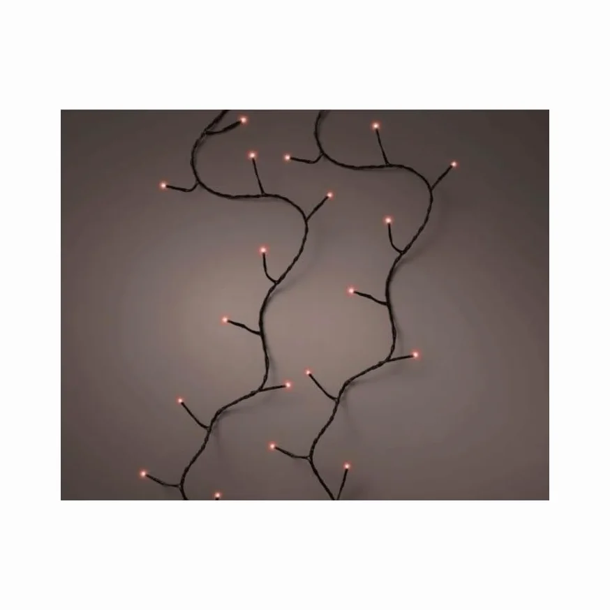 Zeus Party Filo Luci 360 Led Rossi 27 mt. Decorazione di Natale, Albero, Presepe, Ghirlanda, Luce Rossa