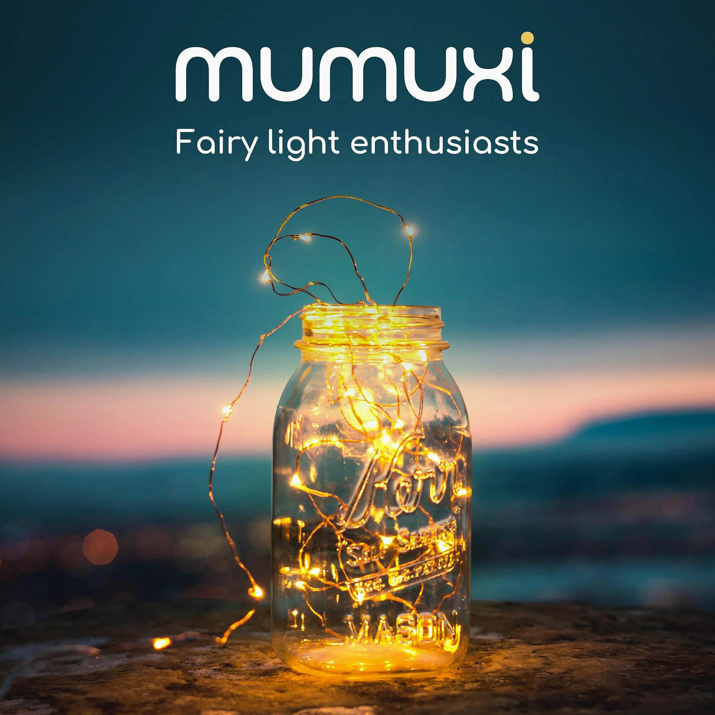 MJMIX - Confezione da 16 luci LED da 3 m, Warm White