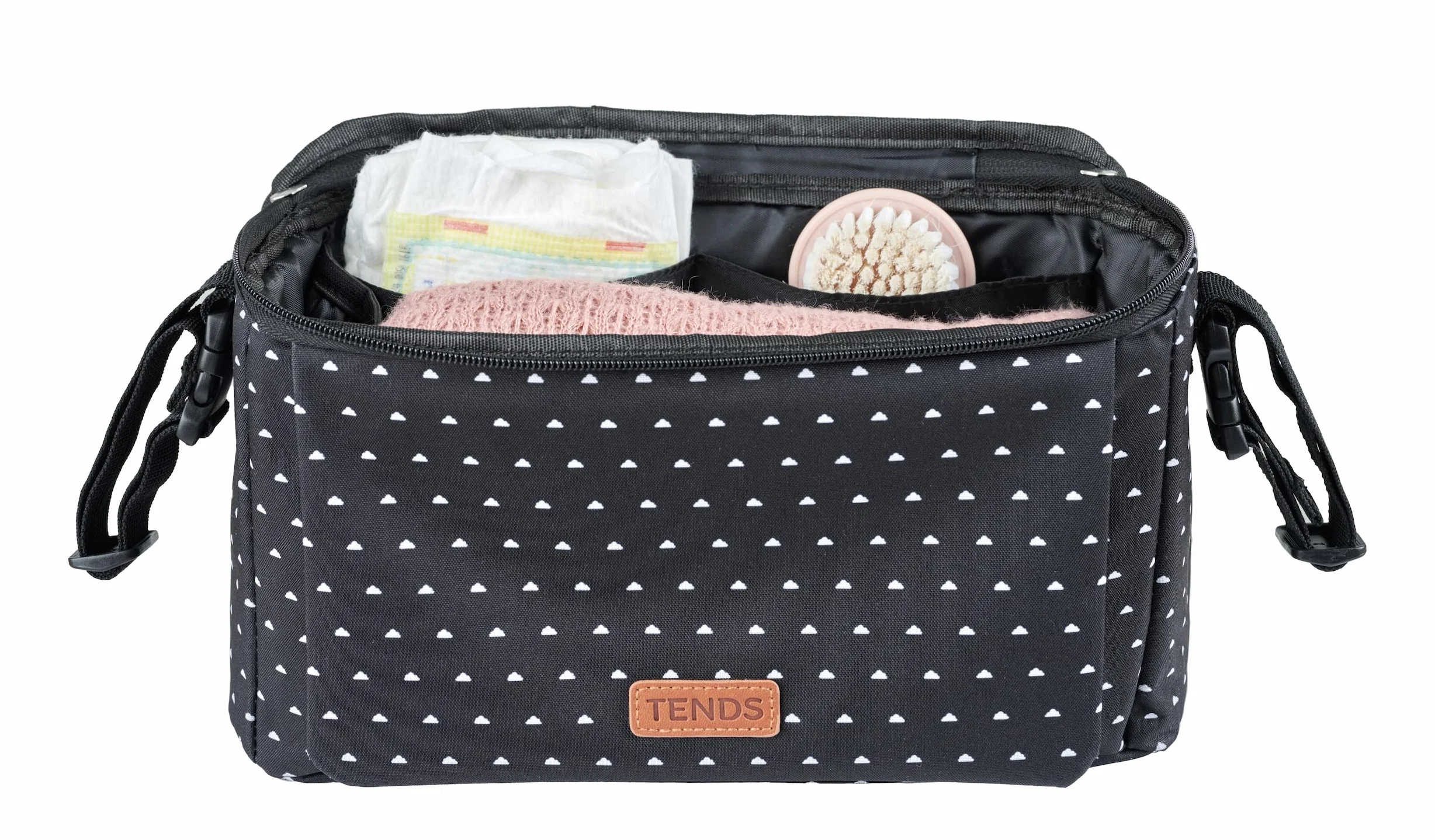 TENDS Borsa Passeggino Universale e per Carrozzina - Borsa Neonato Ospedale - Borsa Cambio e Fasciatoio Neonato - Organizer Passeggino - Borsa Mamma e Maternità Baby e Mummy Bag