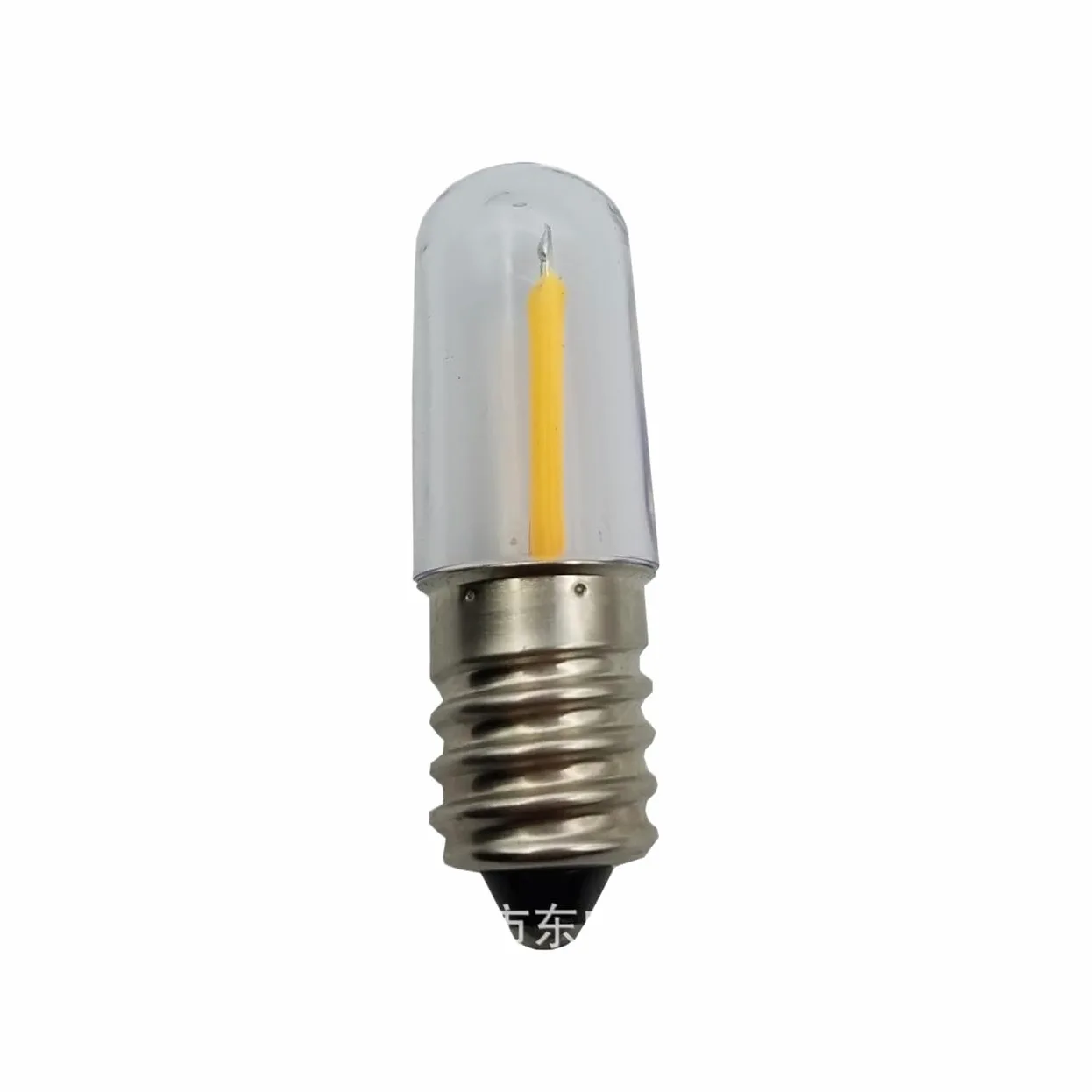 Illuminazione KJXP, Confezione da 30 lampadine a filamento LED AC220V T15 E12/E14 0,5W Edison Lampada da frigorifero a candela vintage(3000K Warm White,E14 220V)