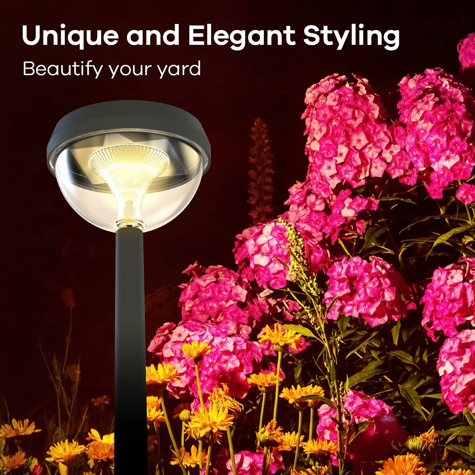 Linkind luci solari esterno, 3 Modalità di Illuminazione, IP54 Impermeabile,lampada da giardino solare da esterno, Bianco Caldo (4 Pezzi)