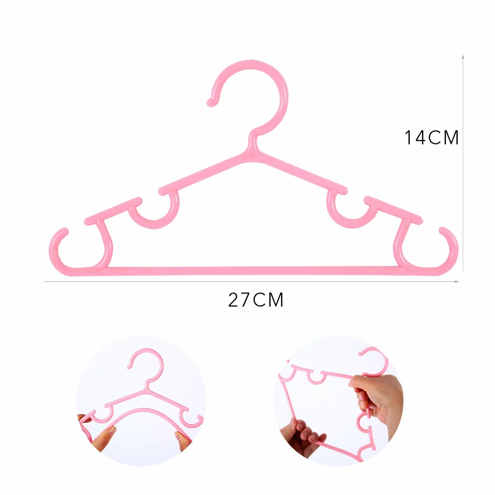 Grucce Appendiabiti per Bambini Neonati 40 Pezzi 27cm + Organizzatore