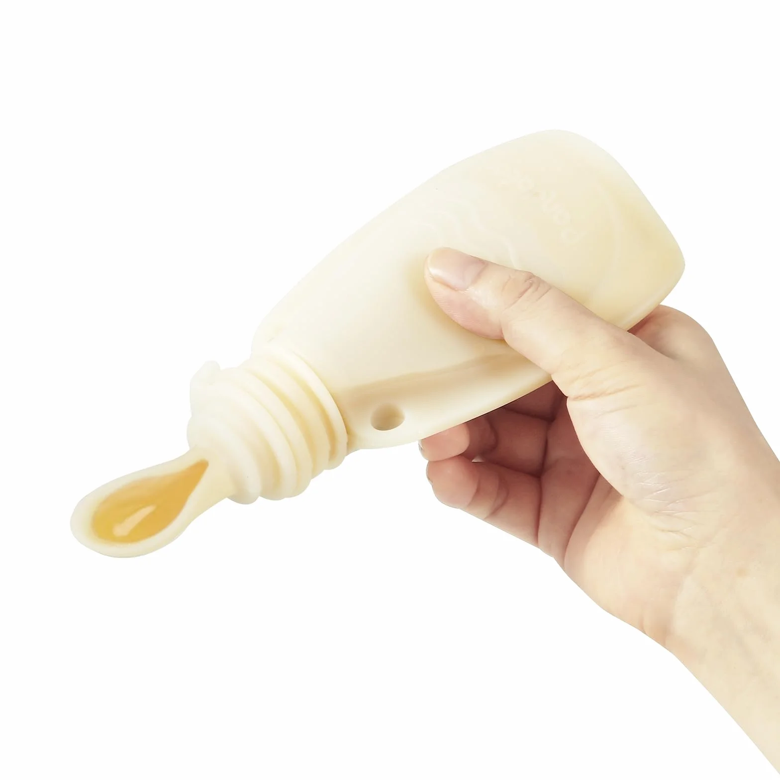 PandaEar Set di 3 Sacchetti Riutilizzabili in Silicone per Pappe per Neonati 150 ml Beige Blu Verde