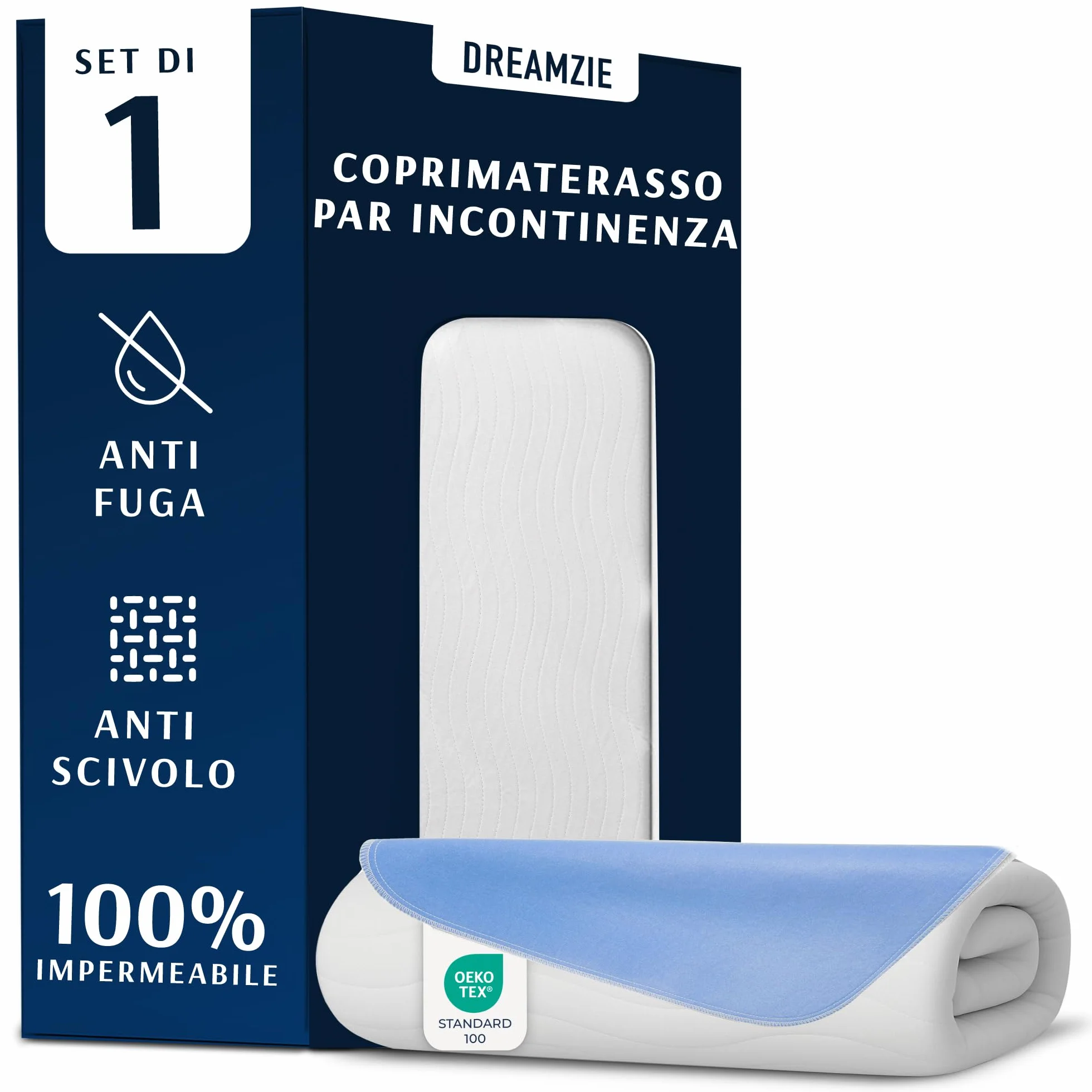 Dreamzie Traverse Letto Assorbente Impermeabile 50 x 70 cm Lavabile Incontinenza