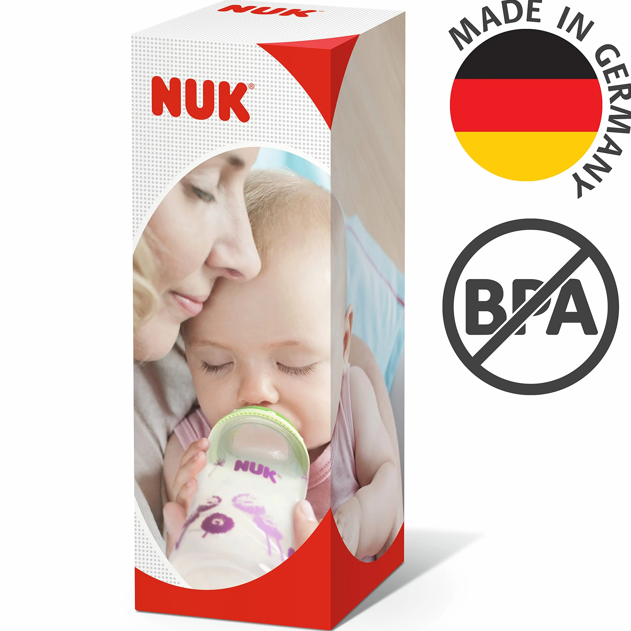 NUK First Choice Kiddy Cup 300 ml bez BPA tazza per imparare a bere a prova di perdite 12 mesi