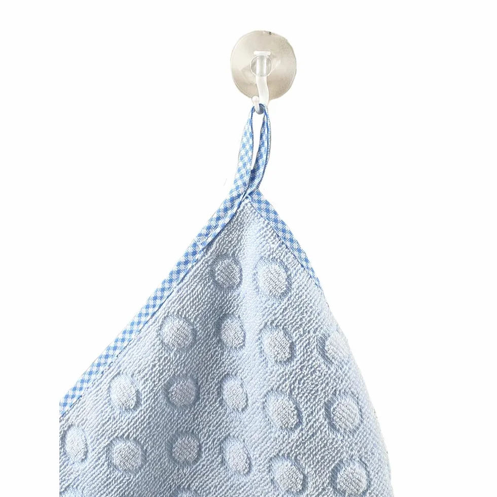 Set Asilo Personalizzato con Nome 4 Pezzi Bavaglino Spugna 28x33 Asciugamano 40x55 Sacca Busta Cotone 100% Made in Italy AZZURRO