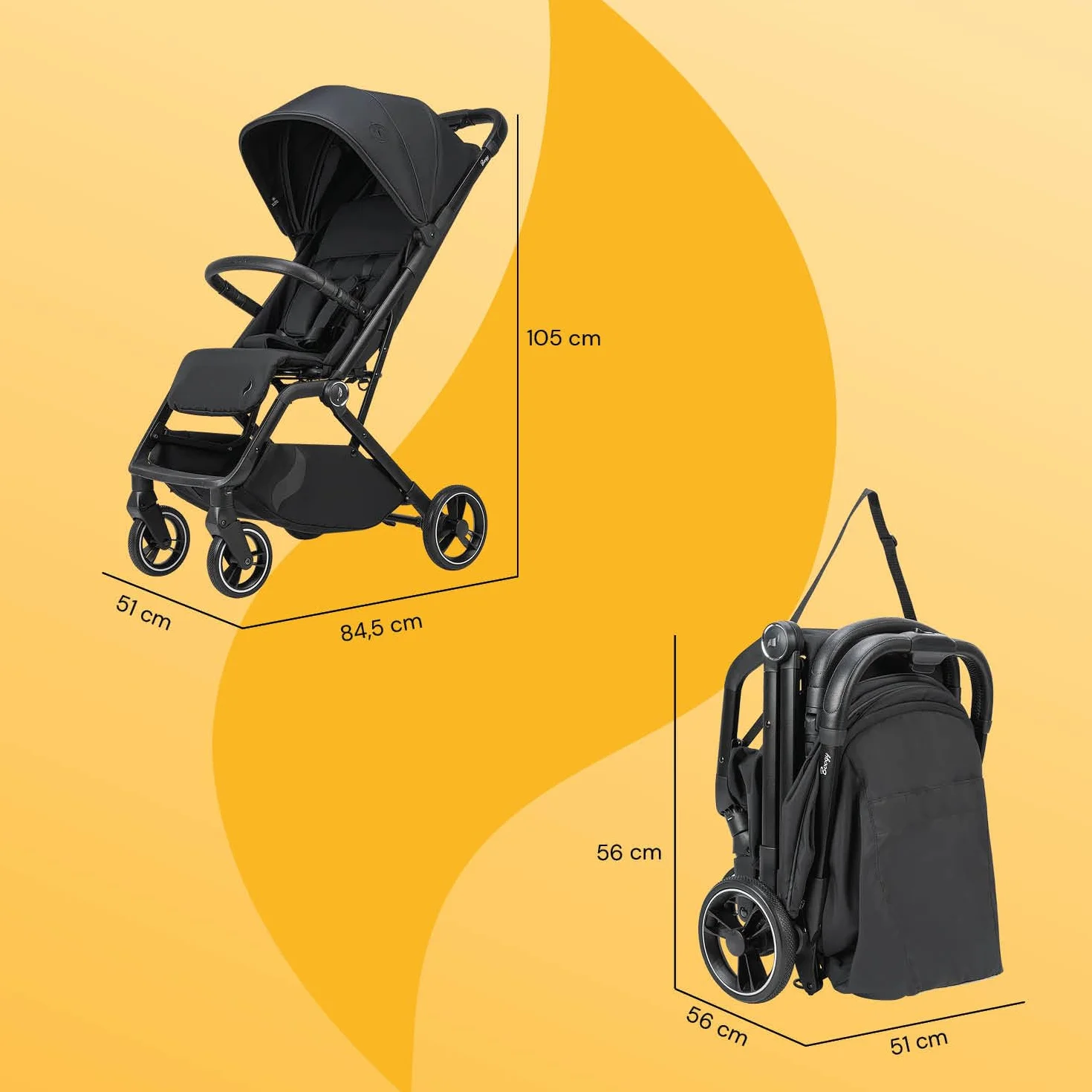 Passeggino Osann Boogy 2 Leggero Compatto 22 kg UPF 50+ Cobalt Blu