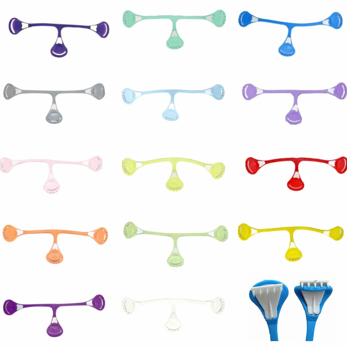 Popolini Snappi pannolino fissaggio 3-Pack colorati