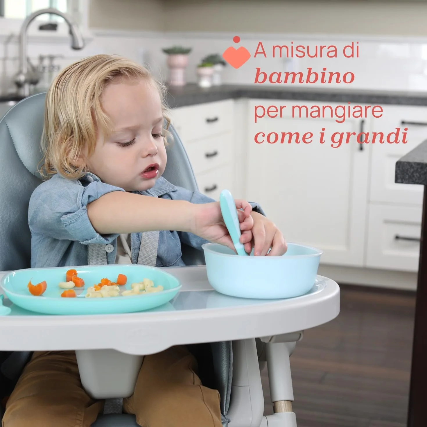 Chicco Posatine Inox Set Pappa 2 Pezzi 18M+ Acciaio Inossidabile