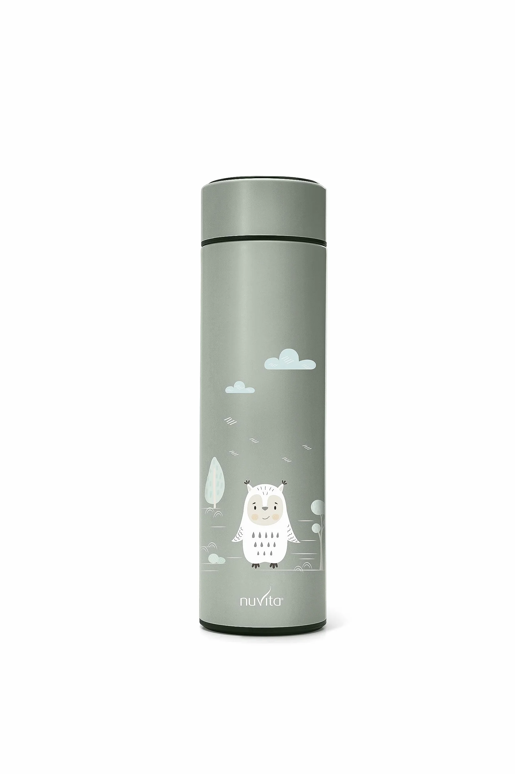Nuvita Contenitore Termico per Alimenti Digitale Thermos Alimenti Caldi e Freddi Sage Green