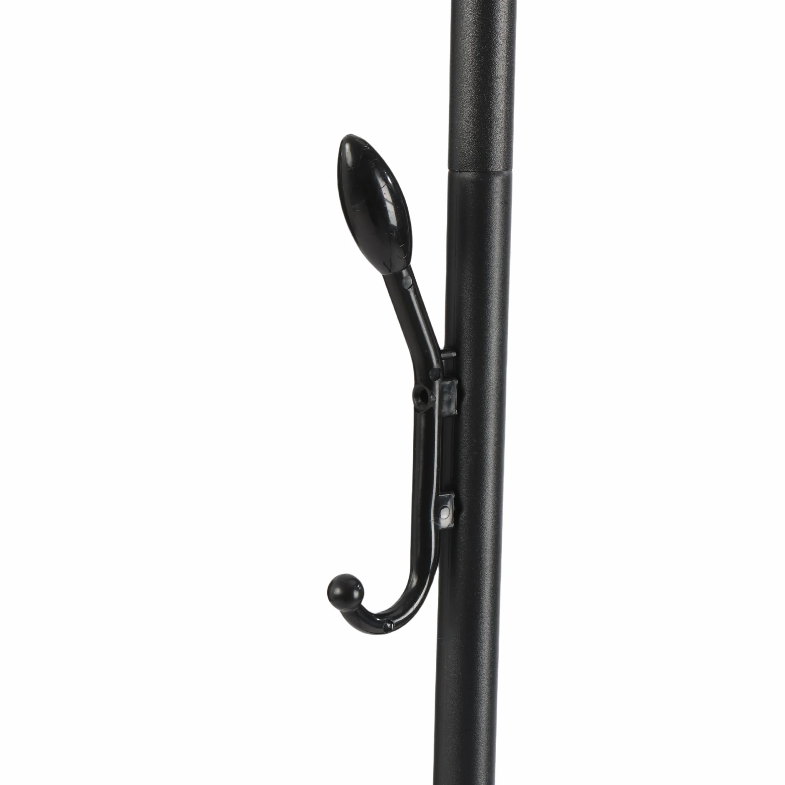 Relaxdays Appendiabiti con Rotelle, Metallo, 154x110x55 cm, Nero