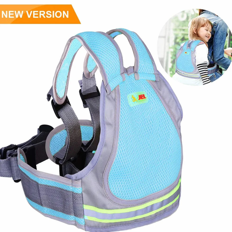 Jolik Bambini Moto Cintura di Sicurezza 4-in-1 Materiale Traspirante Riflettente Blu