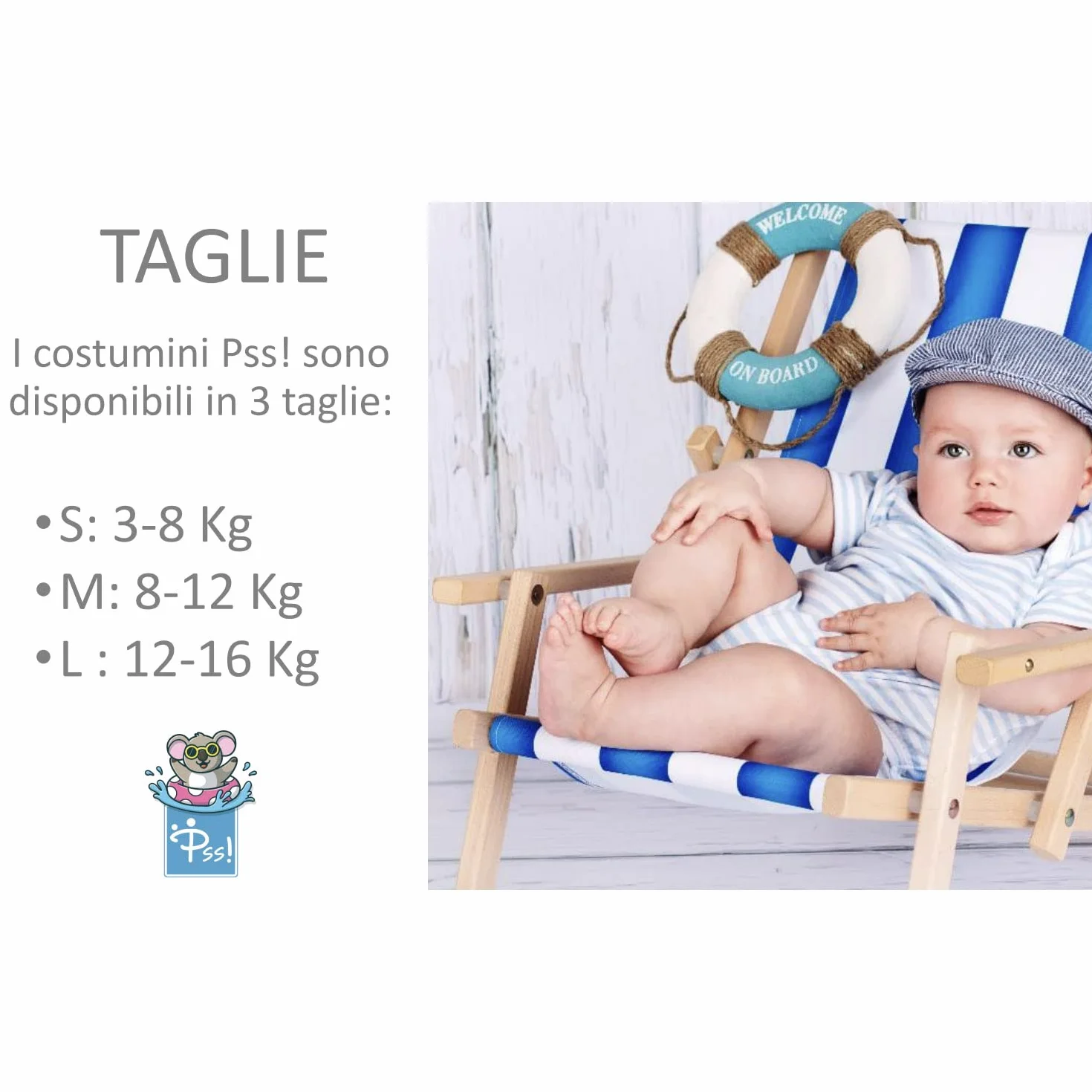 Pannolini piscina Costume contenitivo bambino Pannolino da nuoto Bambina GREEN BUBI M