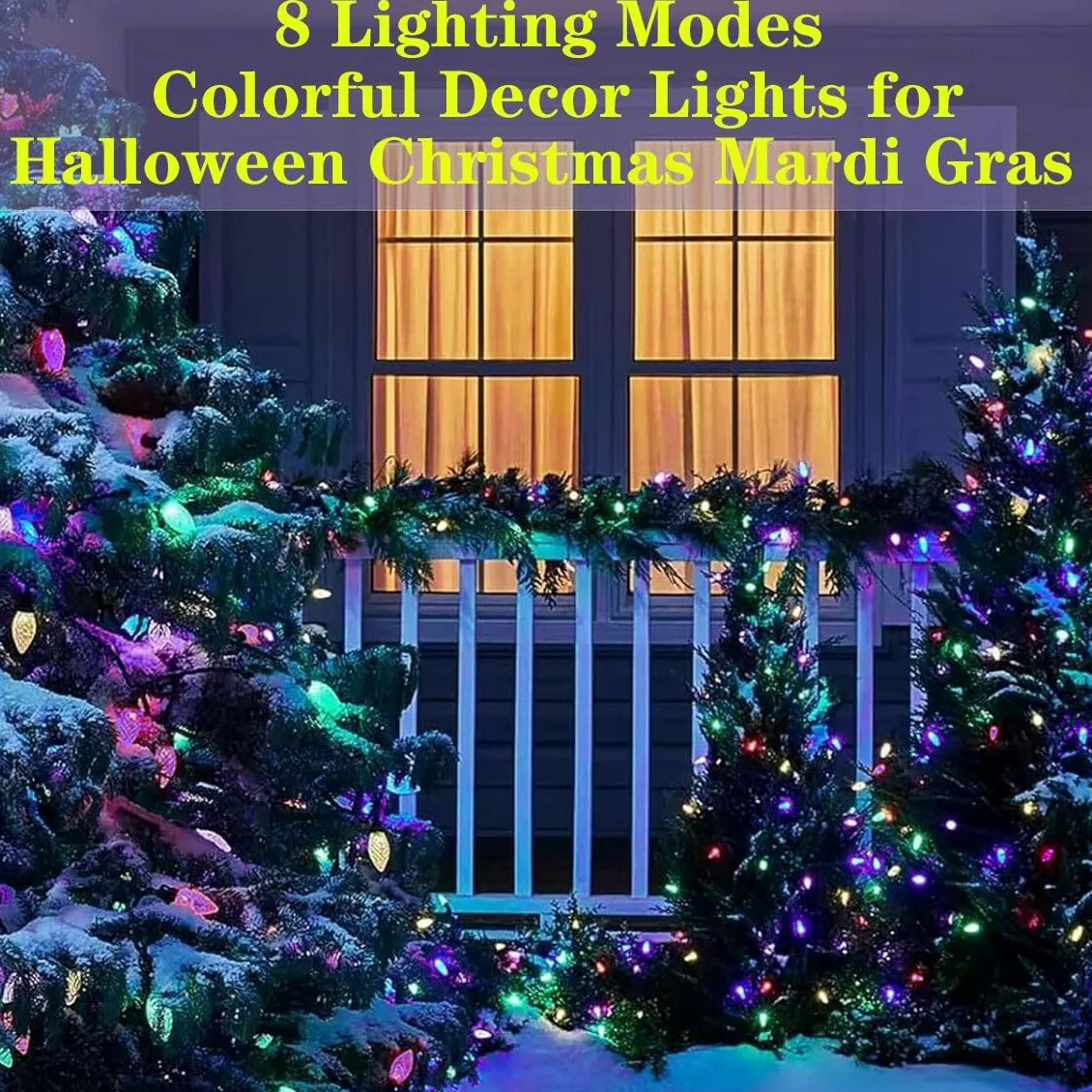 Luci solari a forma di fragola, per Halloween, Natale, Mardi Gras, 100 LED, 8 modalità, luci di Natale solari per esterni, martedì grasso, albero di Natale, campeggio, balcone, decorazione per feste