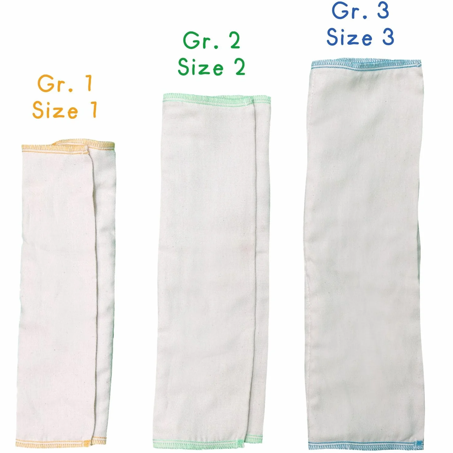 Avo + Cado Prefolds cotone biologico 1-10 pezzi pannolini stoffa 100% cotone non sbiancato Öko-Tex