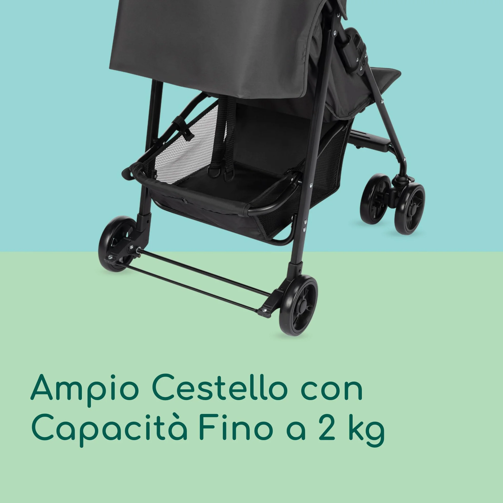 Bebeconfort Snow Passeggino Leggero 0+ 0-15 kg Pieghevole Chiusura Compatta Mineral Graphite