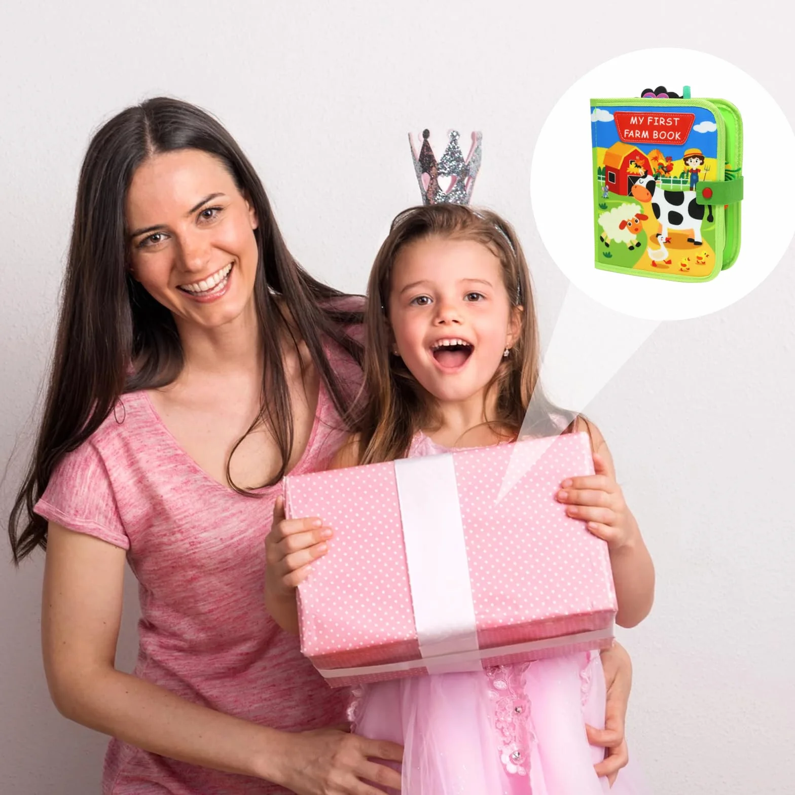 Montessori Busy Book per Bambini 1-3 Anni Libro Sensoriale Feltro Quiet Book Portatile